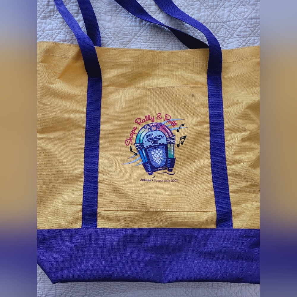 Yellow Tupperware Tote - image 2